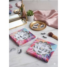 Özgürce 7 Çift Doğal Ipek Takma Kirpik, Hacimli ve Dökülmeyen 3D Tasarım