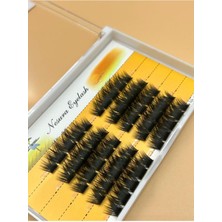 Özgürce Doğal Görünümlü 20D Tekli Kirpik Takımı No:3, Hafif ve Uzun Süre Dayanıklı