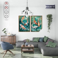 Akıllı Kağıt Statik Tutunma Özellikli Tablo - Poster Hayvan (Model- 12)