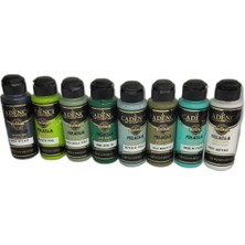 Cadence 8 Adet 120 ml Premıum Akrilik Boya Yeşilli Tonlar