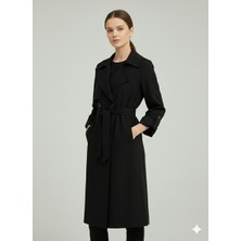 Ekol Beli Kuşaklı Trençkot 7022