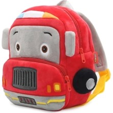 Petityu Anaokulu Çanta Hafif Hırmızı Itfaiye Çanta