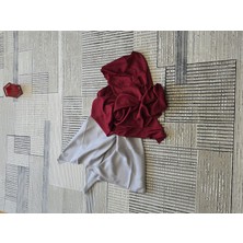 Badelya Home Oslo Gri Premium Bambu Kadife Ince Sık Dokuma Özel Kesim Salon Koridor Halısı