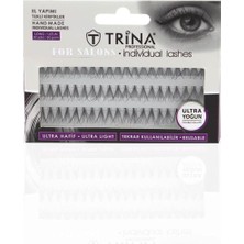 Özgürce El Yapımı Uzun Kirpik, 60 Adet, Doğal ve Hafif Görünüm