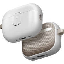 UNIQ Better By Design Airpods Pro 3 Kılıf Manyetik Kilitli Kapak Minimal Tasarım Clyde Kablosuz Şarj Desteği Çift Renk
