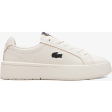 Lacoste Carnaby Platform Kadın Krem Sneaker