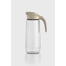 Renga Beluga 1500 ml Gravürlü Cam Sürahi 111021 Sütlü Kahve