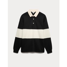Marks & Spencer Çizgili Rugby Sweatshirt