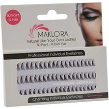 Özgürce Kısa ve Doğal Görünümlü 80'li Tekli Kirpik, Şık ve Hafif Tasarım