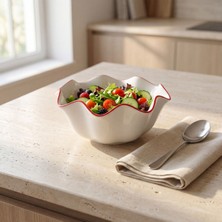 Güral Porselen Rodos 19 cm Salata Sunumluk Kase 30KMZ