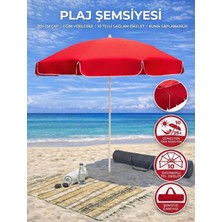 Form Outdoor Plaj Şemsiyesi 200 cm Çapında 360 Derece Dönebilir, Taşıma Çantası ile