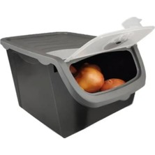 Feyza Design 12 Litre Havalandırmalı Saklama Kabı, Kapaklı Mutfak Kutusu