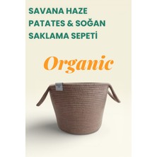 Feyza Design Pratik ve Şık Patates ve Soğan Saklama Sepeti, Mutfak ve Kiler Için Ideal