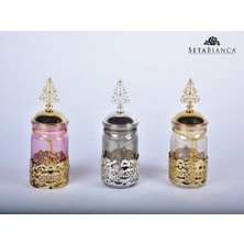 Feyza Design Setabıanca Jrd Kavanoz Minik Füme Gümüş, Şık ve Dayanıklı Tasarım