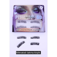 Özgürce Doğal Görünümlü Manyetik Tam Boy Takma Kirpik, Hafif ve Kolay Kullanım