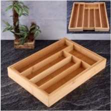 Feyza Design Şık ve Fonksiyonel Bambu Açılır Kaşıklık, Pratik Kullanım Sağlar