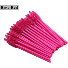 Özgürce Ipek Kirpik ve Kaş Fırçası Seti, 50'li Paket, Kalıcı Makyaj Aksesuarı