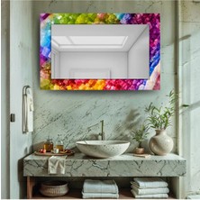Glitglass Kristalize Sanat Serisi: Antre ve Salon Için Çok Renkli Premium Cam Ayna