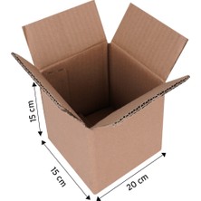 Kutu Marketim 20X15X15 Çift Oluklu Koli - 25 Adet- Kargo Kolisi - Kutukoli - Boş Koli - Kargo Kolisi - Kutumarketim-1,5 Ds