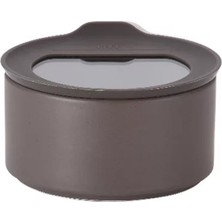 Feyza Design Şık Seramik Saklama Kabı 200ML Gri - Sağlıklı ve Pratik Saklama Çözümü