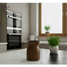 Feyza Design Doğal Ahşap Kaşıklık, Şık ve Kullanışlı Mutfak Düzeni Için