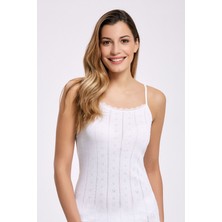 İlke Ilke Kadın,transferli,jakarlı,rahat,yumuşak,nefes Alabilen,esnek,ip Askılı Atlet 6'lı Paket