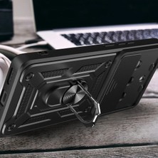 Epilons 11 Kılıf Pars Lens Yüzüklü Silikon - Kırmızı