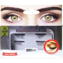 Özgürce Doğal Görünümlü Orta Yoğunluklu Mıknatıslı Kirpik Seti