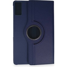 Mey İthalat Mey Ithalat®  Lenovo Tab M8 Kılıf 360 Tablet Deri Kılıf - Lacivert