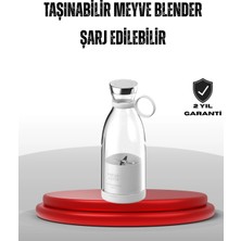 Belle Fusion Mey Ithalat® Taşınabilir USB Şarjlı Taze Meyve Suyu Blender