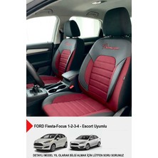 Gm Design Premium Serisi Lüks Keten Oto Koltuk Kılıfı (Ford Focus-Fiesta Uyumlu)