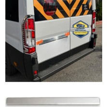 Otokap Universal Opel Movano 2024-2026 Plaka Üstü Bagaj Çitası Paslanmaz Krom Aksesuar