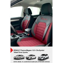 Gm Design Premium Serisi Lüks Keten Oto Koltuk Kılıfı (Renault Fluence-Megan 1-2-3-Clio-Symbol-Toros Uyumlu)