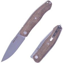 Real Steel Serenity Front Flipper | Micarta | 7682NM