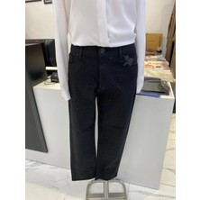La Carte Jeans Üzeri Taşlı Dar Paça Pantalon