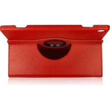 Mey İthalat Mey Ithalat®  Lenovo M10 X505F Kılıf 360 Tablet Deri Kılıf - Kırmızı