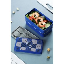 Feyza Design Çift Katlı 1000ML Rawenclaw Temalı Yemek Kabı, Pratik ve Şık Tasarım