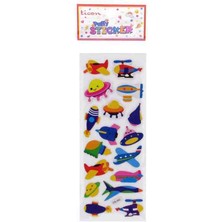 Ticon Sticker Puffy Kabartma Etiket 348951 Uçak
