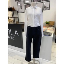 La Carte Jeans Yanları Taşlı Pantalon