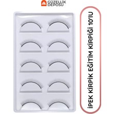 Özgürce Ipeksi Kirpik Eğitim Seti, 10'lu, Hafif ve Kullanımı Kolay Kirpikler