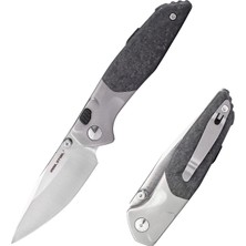 Real Steel Hoeft | S35VN | Titanium & Shred Carbon Fiber | 7901SF