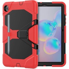 Mey İthalat Mey Ithalat®  Samsung Galaxy P610 Tab S6 Lite 10.4 Kılıf Griffin Tablet Kapak - Kırmızı