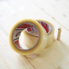 Hotmelt Güçlü Yapışkanlı Sıcağa Dayanıklı Kopmaz Yıpranmaz 45X100 Şeffaf Holmelt Koli Bandı 84'lü Koli