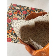 Feyza Design Tekrar Kullanılabilen Balmumu Gıda Saklama Bezi 2’li Set 30X30 cm