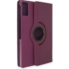 Mey İthalat Mey Ithalat®  Xiaomi Pad 6 Kılıf 360 Tablet Deri Kılıf - Mürdüm