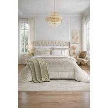 Özdilek Velours Çeyiz Seti 10 Parça - Yeşil