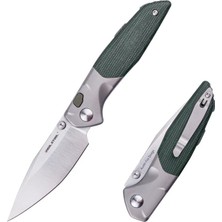 Real Steel Hoeft | S35VN | Titanium & Micarta | 7901GM
