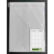 Smart Paper Label Smart Label Lazer Etiket 63.5X72 - A4 - 500 Sayfa | Toptan Satış | Fırsat Ürünü