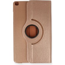 Mey İthalat Mey Ithalat®  Samsung Galaxy T290 Tab A 8 Kılıf 360 Tablet Deri Kılıf - Rose Gold