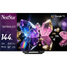 Nextstar YE-65IDWP14 65'' 165 Ekran Uydu Alıcılı 4K Ultra HD Google MiniLED TV